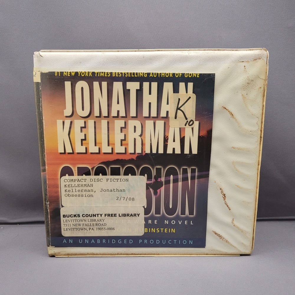 Obsession (Audio CD, 2007) Jonathan Kellerman - Ex-Library